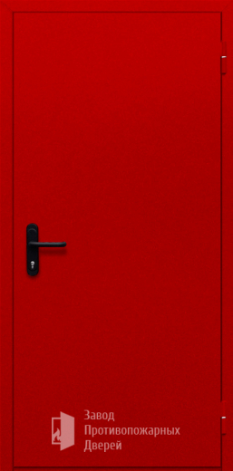Фото двери «Однопольная глухая (красная)» в Старой Купавне