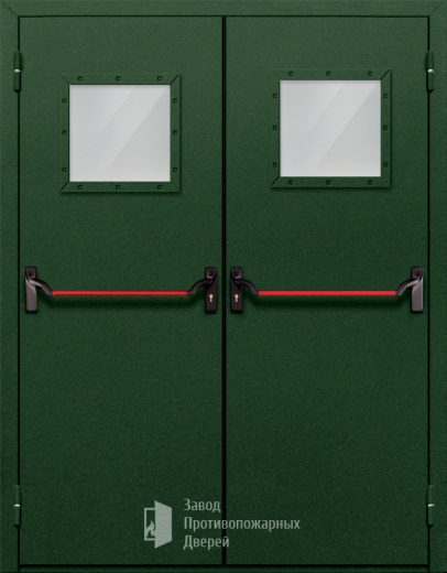 Фото двери «Двупольная со стеклом и антипаникой №59» в Старой Купавне