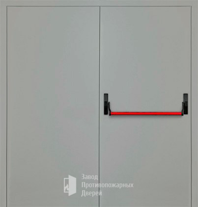 Фото двери «Двупольная глухая с антипаникой (2 створки) EI-30» в Старой Купавне