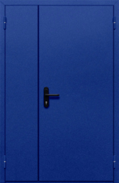 Фото двери «Полуторная глухая (синяя)» в Старой Купавне