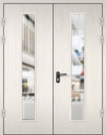 Фото двери «МДФ двупольная со стеклом №22» в Старой Купавне
