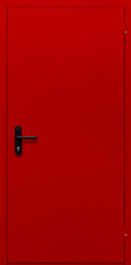 Фото двери «Однопольная глухая (красная)» в Старой Купавне