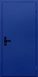 Фото двери «Однопольная глухая (синяя)» в Старой Купавне